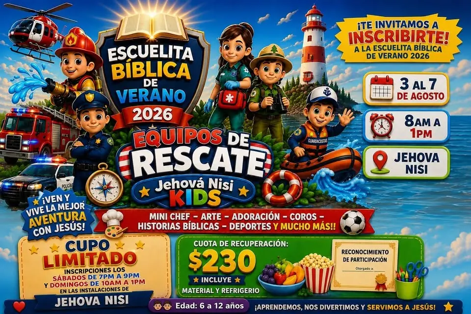 Escuela bíblica de verano Equipos de Rescate