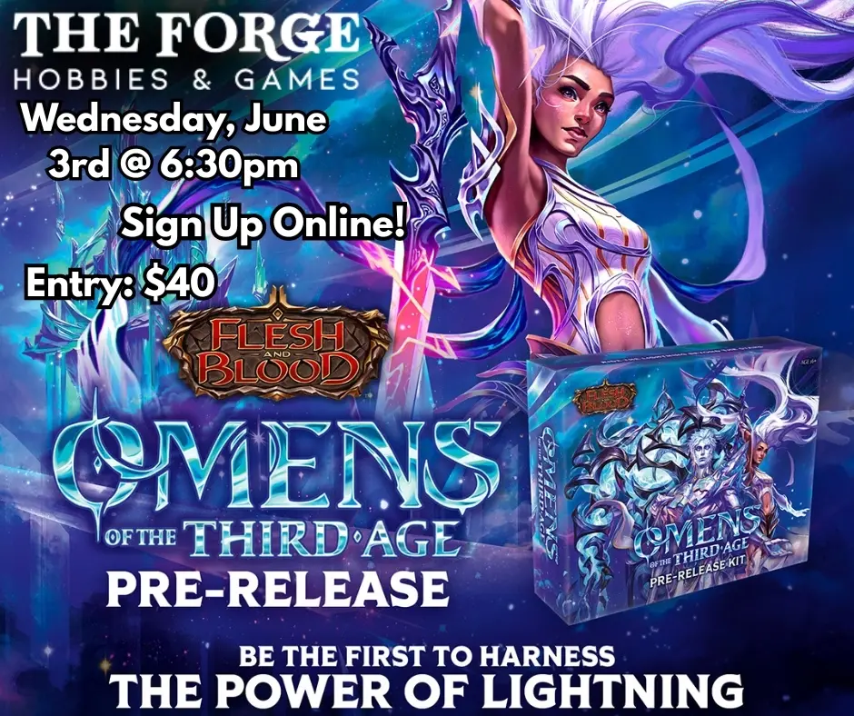 Flesh and Blood Omens of The Third Age Prerelease!!