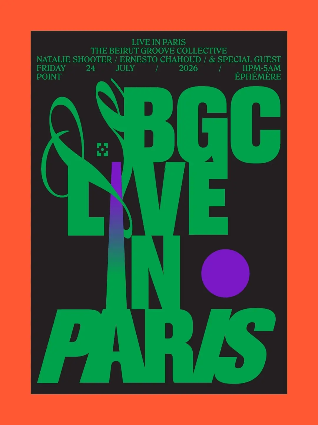 The Beirut Groove Collective Club-night in Paris