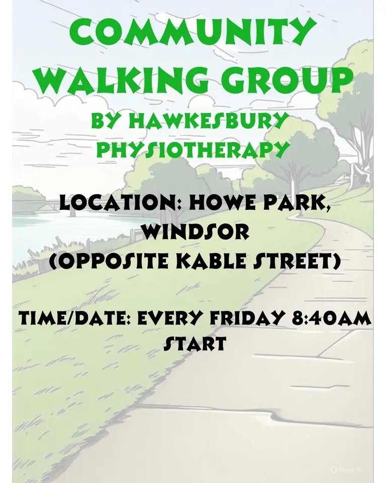 Community Wellbeing Walk by Hawkesbury Physiotherapy