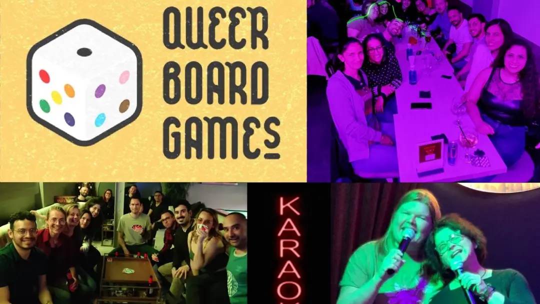 Queer 🏳️‍🌈 Boardgames 🎲 & Karaoke🎤 Juegos de Mesa🃏 LGBT+🌈 y Karaoke👨🏼‍🎤