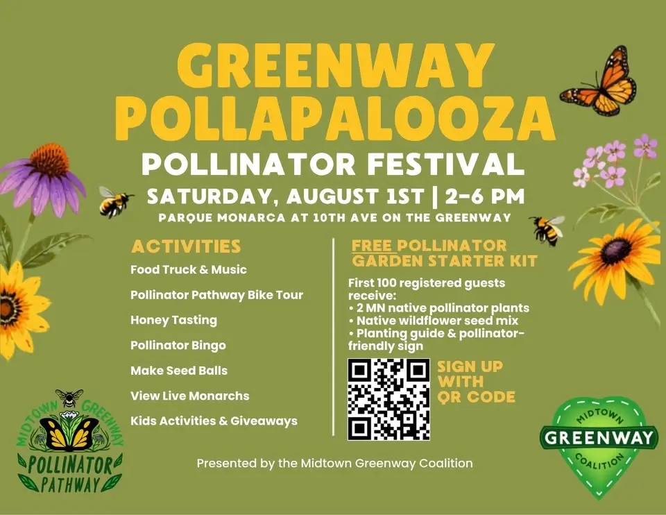Greenway PollaPalooza: Pollinator Festival at Parque Monarca on the Midtown Greenway at 10th Avenue