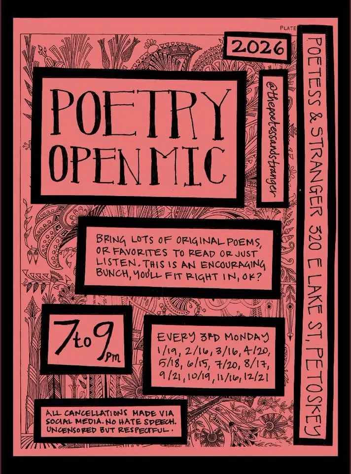 POETRY OPEN MIC JULY 2026