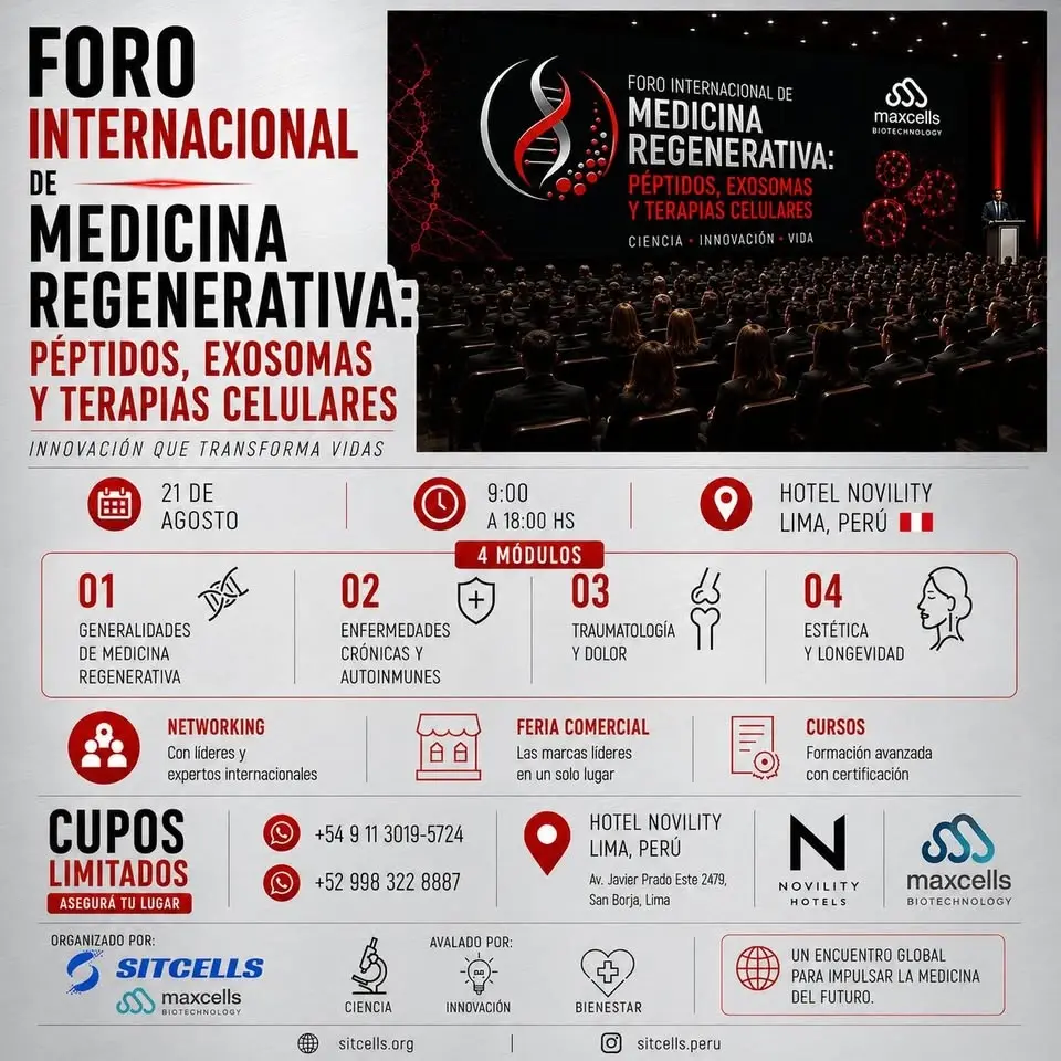 � FORO INTERNACIONAL DE MEDICINA REGENERATIVA | LIMA 2026