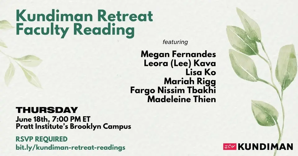 2026 Kundiman Retreat Faculty Reading