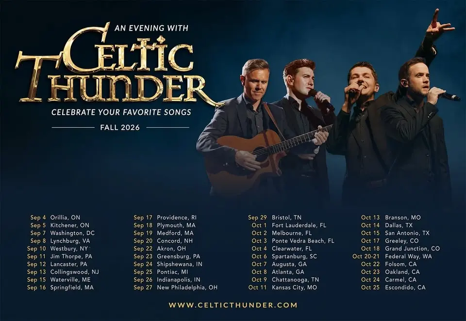 An Evening with Celtic Thunder | Pontiac, MI