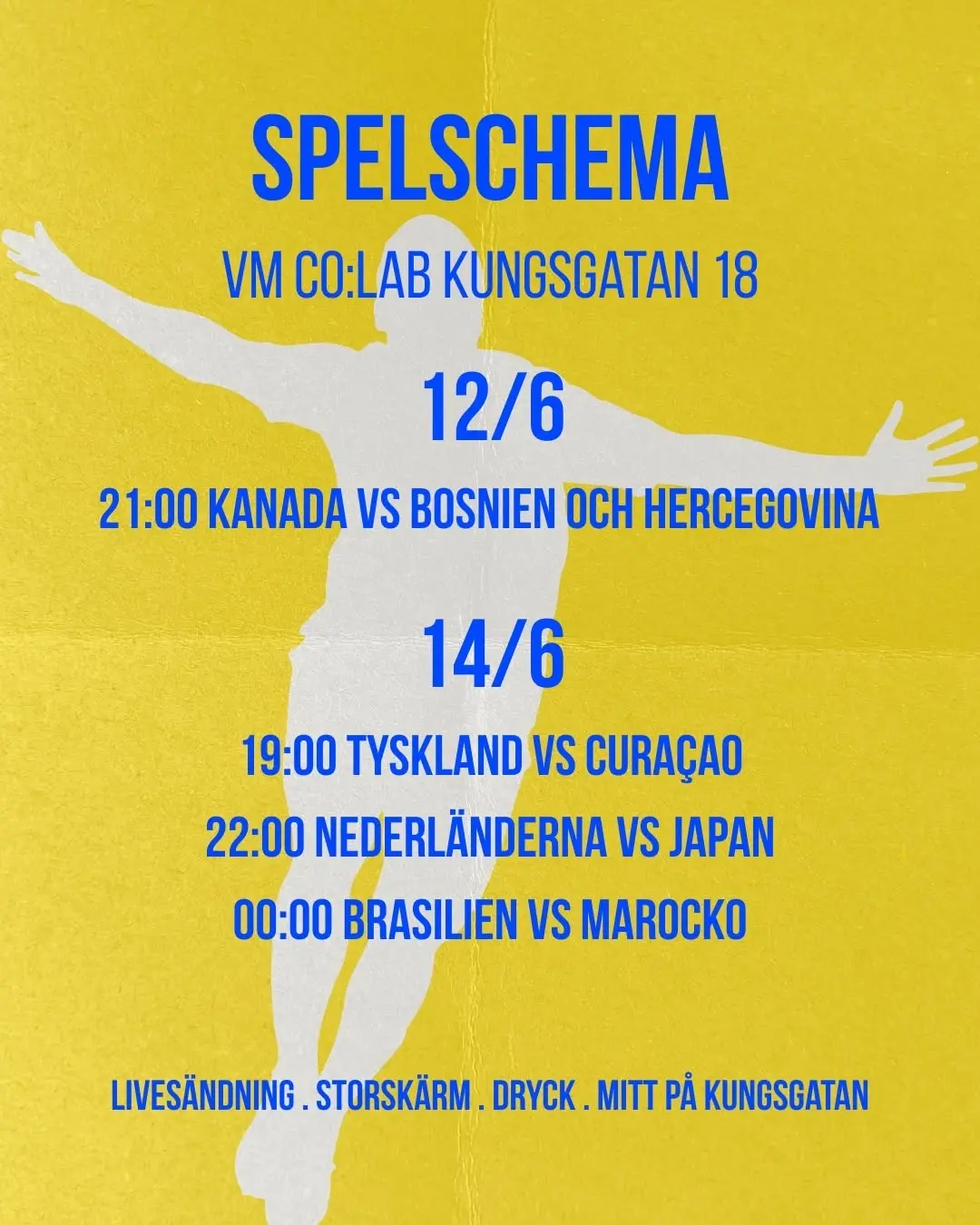 VM Live - Brasilien vs Marocko