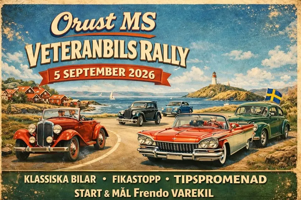 Orust Ms Veteranbils rally 2026
