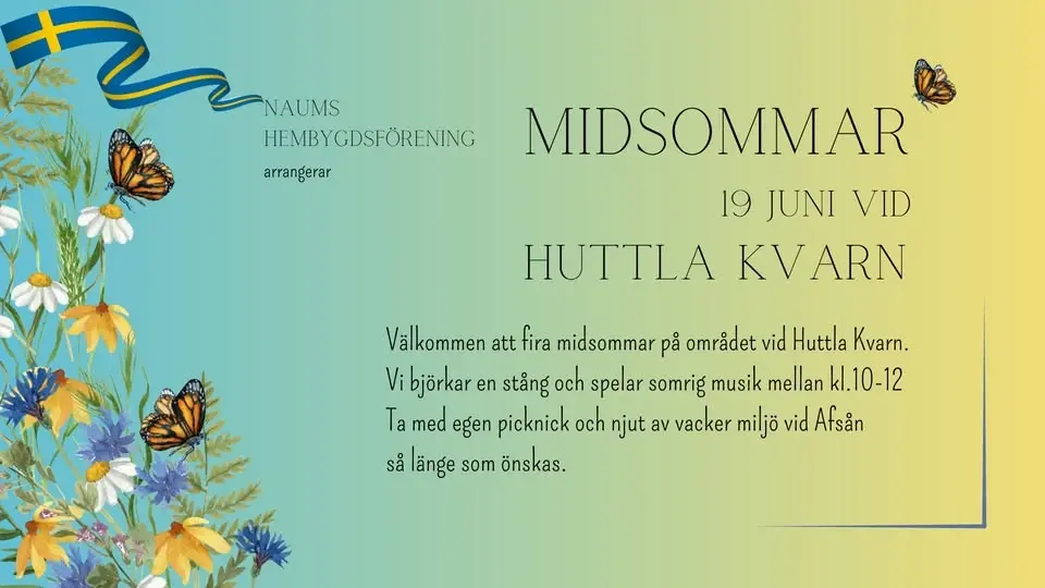 Midsommar vid Huttla Kvarn