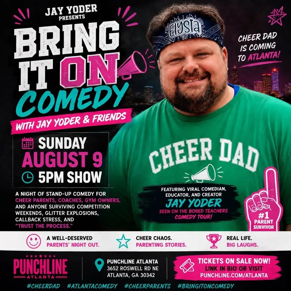 Cheer Dad comes to Atlanta! Aug 9th