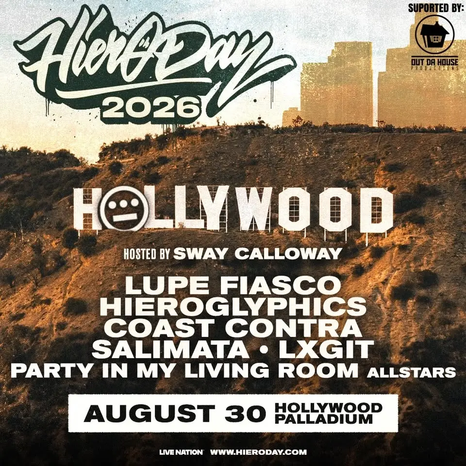 HIERO DAY LA with LUPE FIASCO, HIEROGLYPHICS, COAST CONTRA + more Live at PALLADIUM in HOLLYWOOD