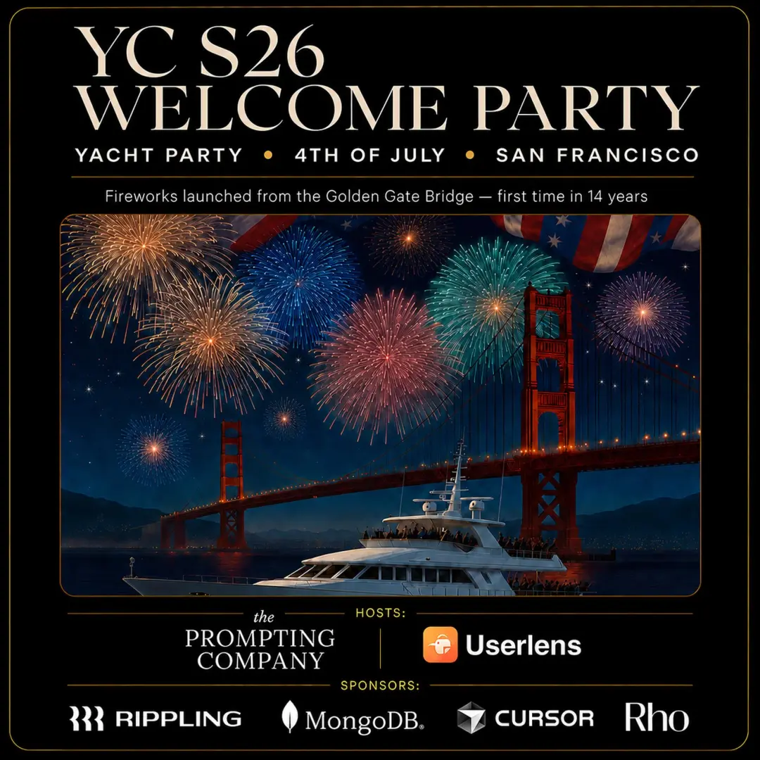 YC S26 Welcoming ft. Userlens x The Prompting Company