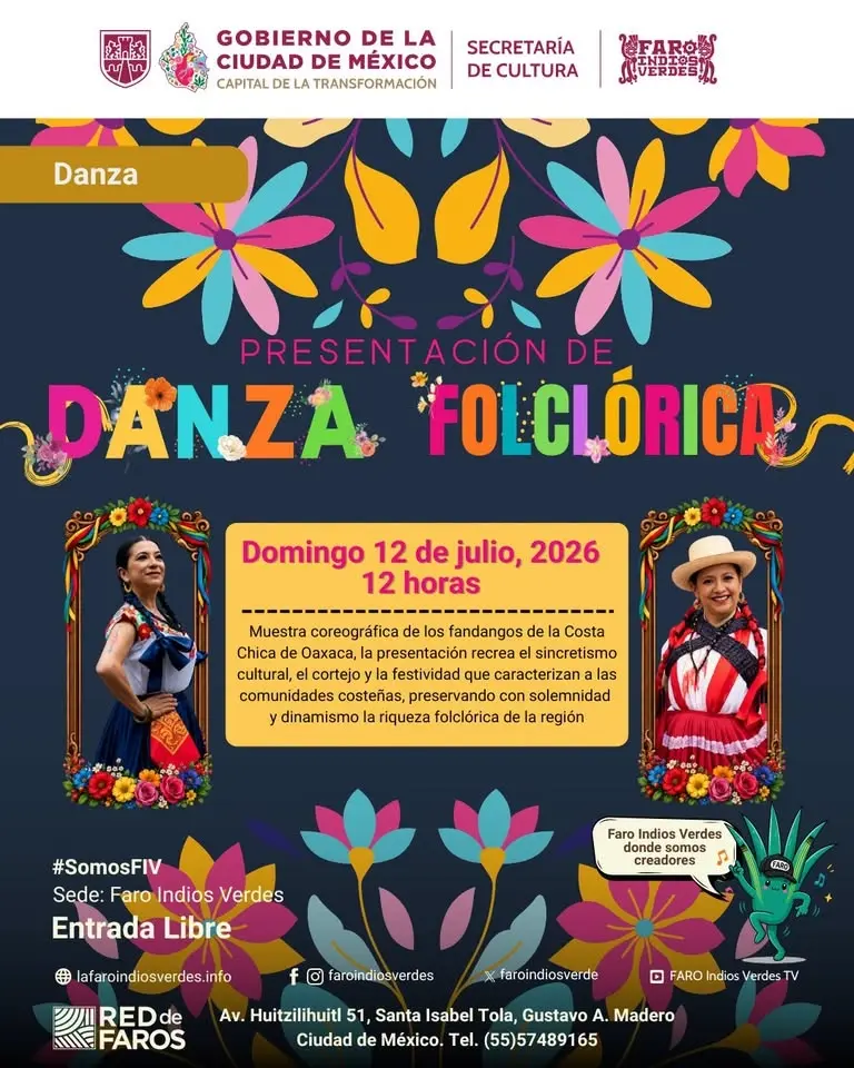 Presentación de danza folclórica