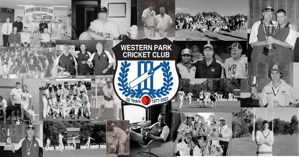 SAVE THE DATE - Western Park Cricket Club 50 Year Celebration & Hall Of Fame Night
