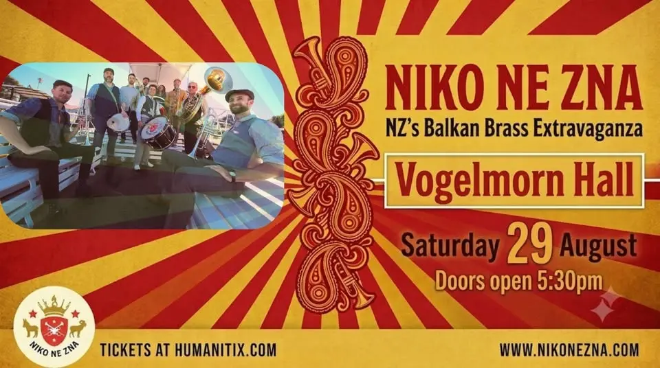 Niko Ne Zna Live at Vogelmorn Hall (Wellington)