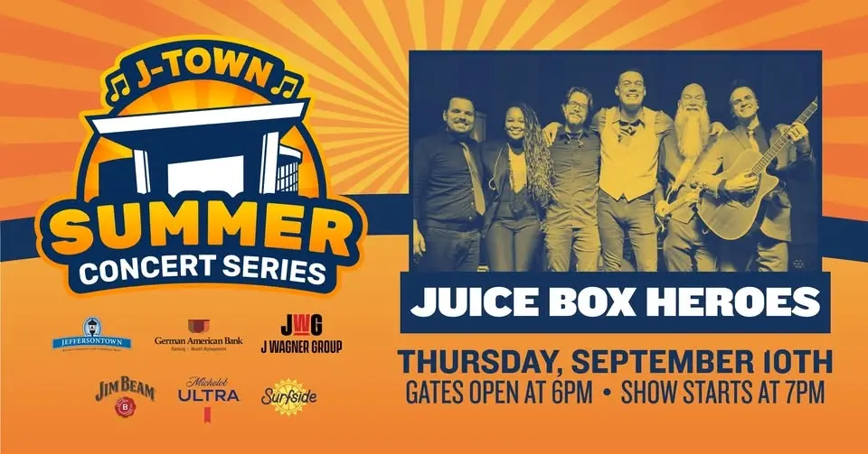 JUICE BOX HEROES - J-Town Summer Concert Series (FREE SHOW) 