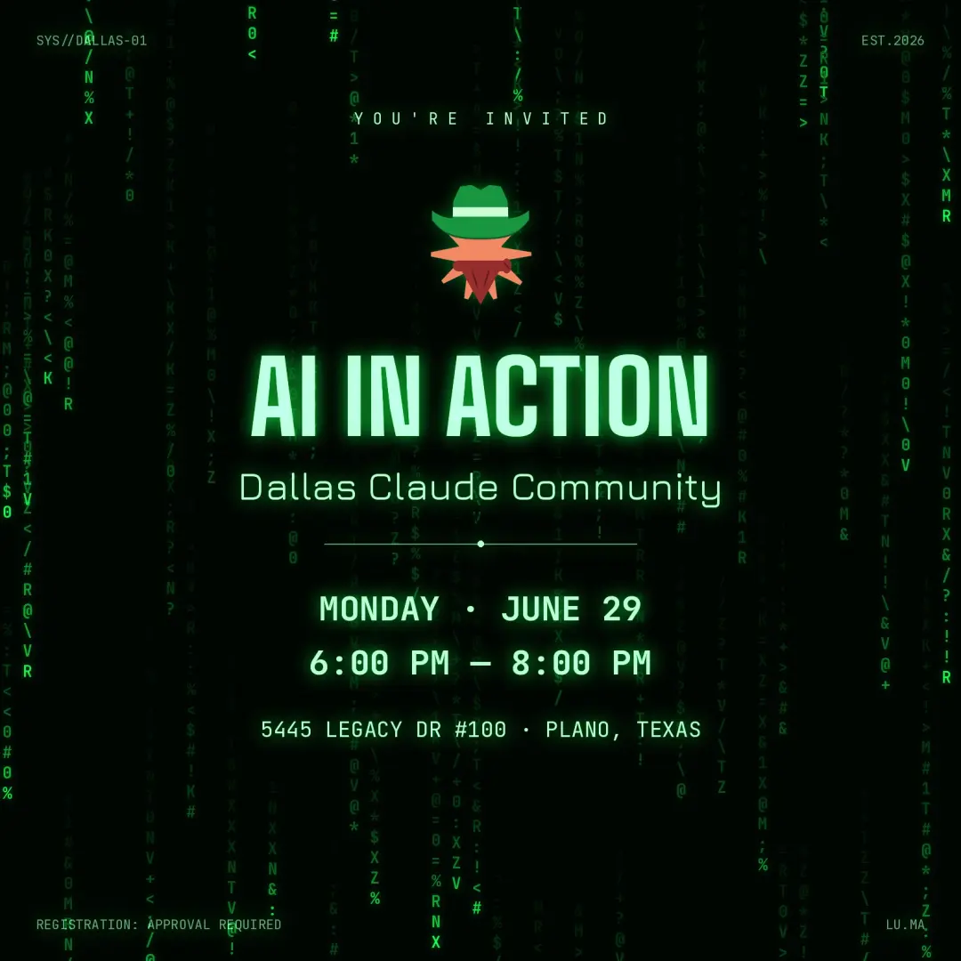 AI in Action: Dallas Claude Community - June Meet