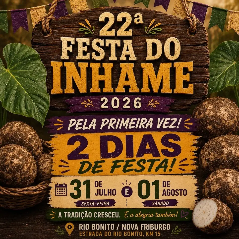 Festa do Inhame 2026