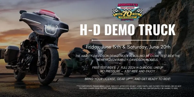 H-D Demo Truck at Moroney's Harley-Davidson