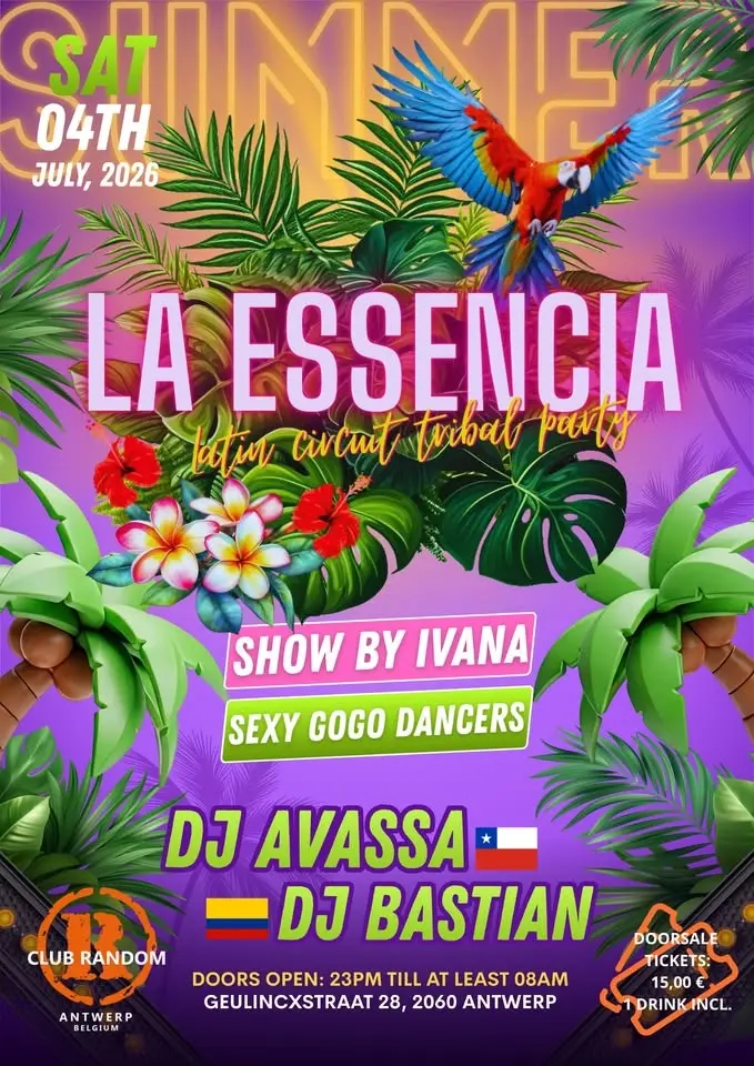 LA ESSENCIA - (Latin Circuit Tribal Party) at Club Random
