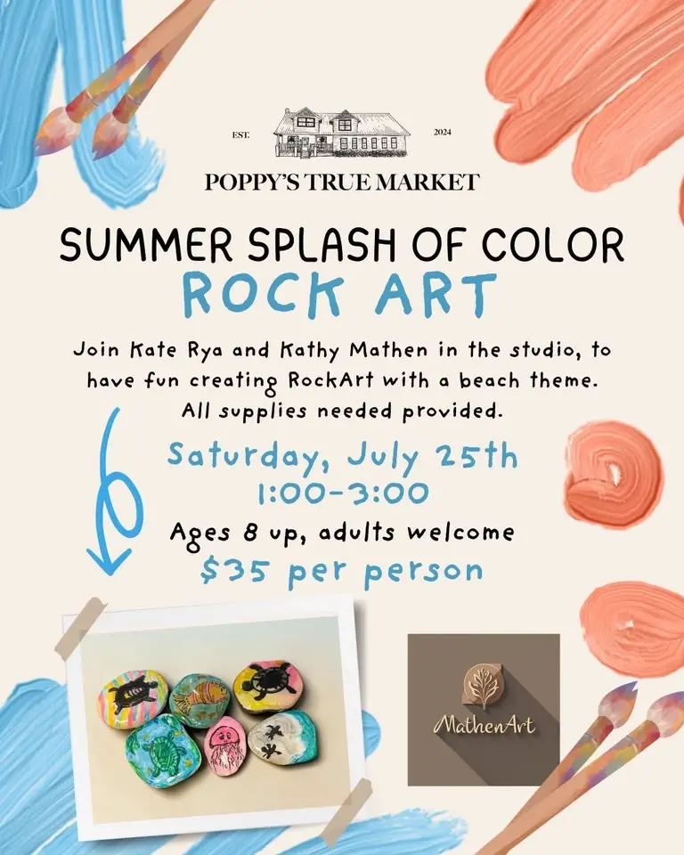 Rock Art: Summer Splash of Color 