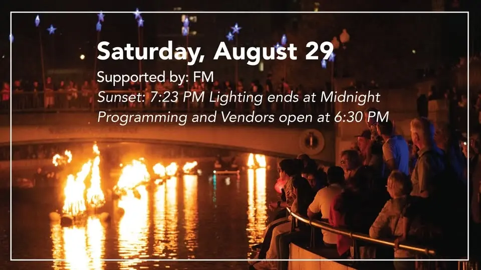WaterFire Providemce - Full Lighting