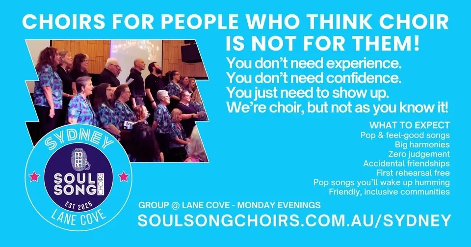 Pop Choir Rehearsal Sydney - Lane Cove