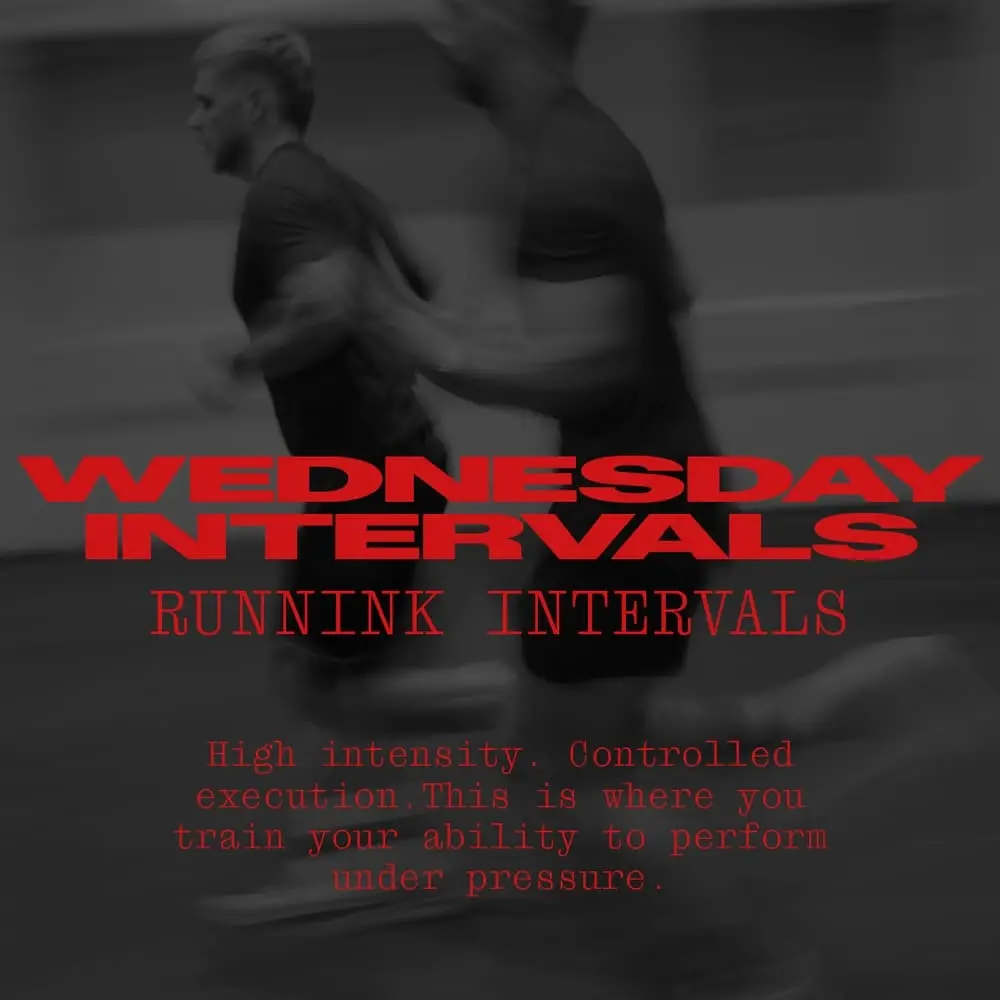 WEDNESDAY INTERVALS - RUNNINK INTERVALS