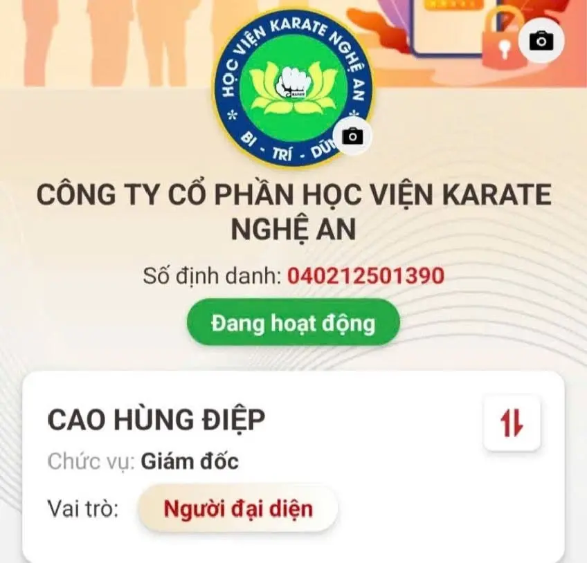 Lớp học võ thuật karatedo Nghệ An