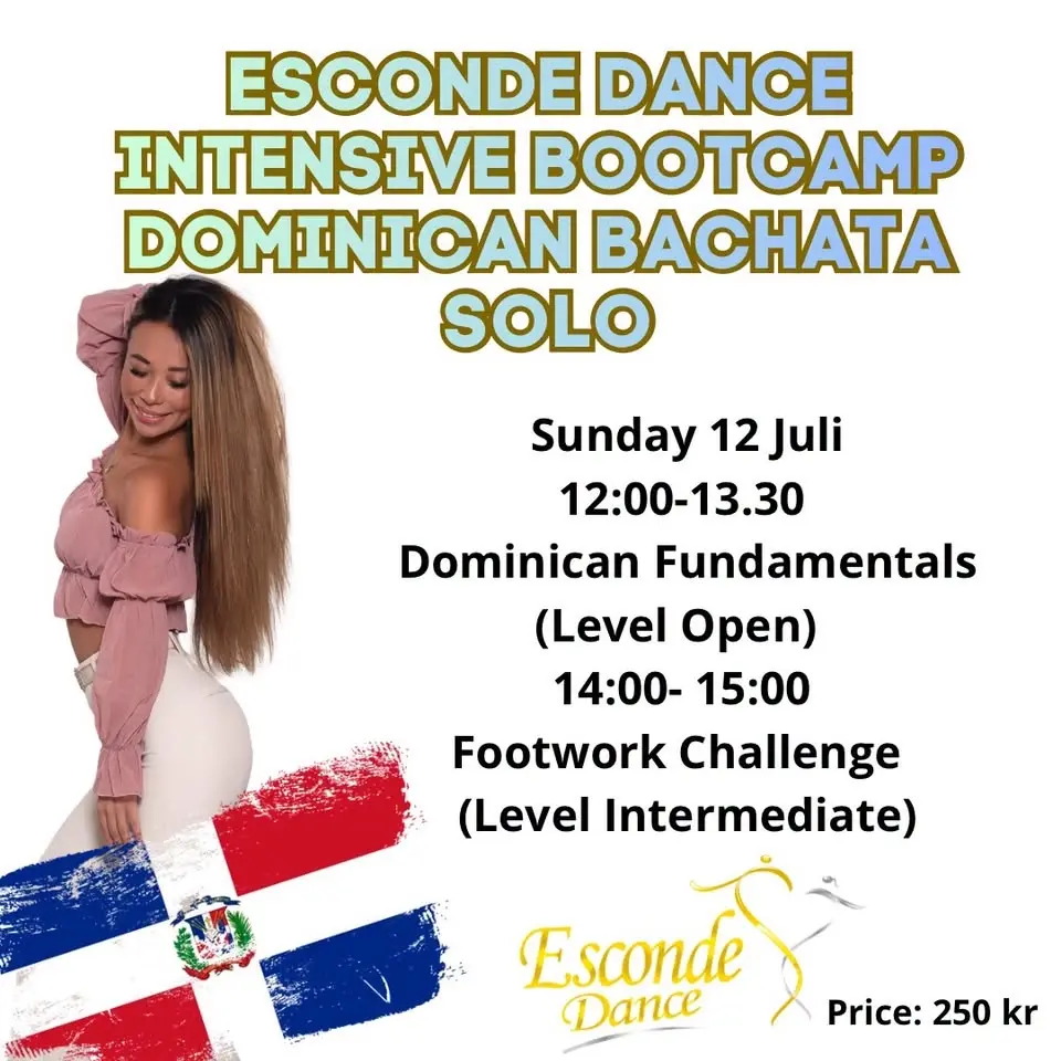 🇩🇴 INTENSIVE BOOTCAMP – DOMINICAN BACHATA SOLO WITH ANNA WANG🇩🇴