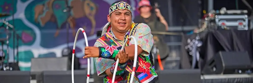 Indigenous Arts Festival at Biidaasige Park