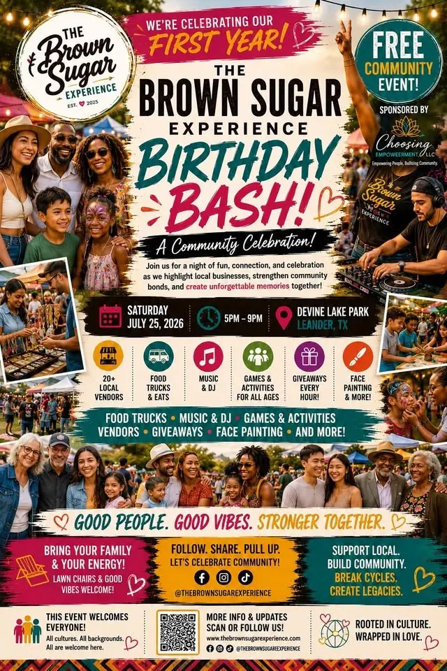 BIRTHDAY BASH + VENDOR MARKET 🤎🎉