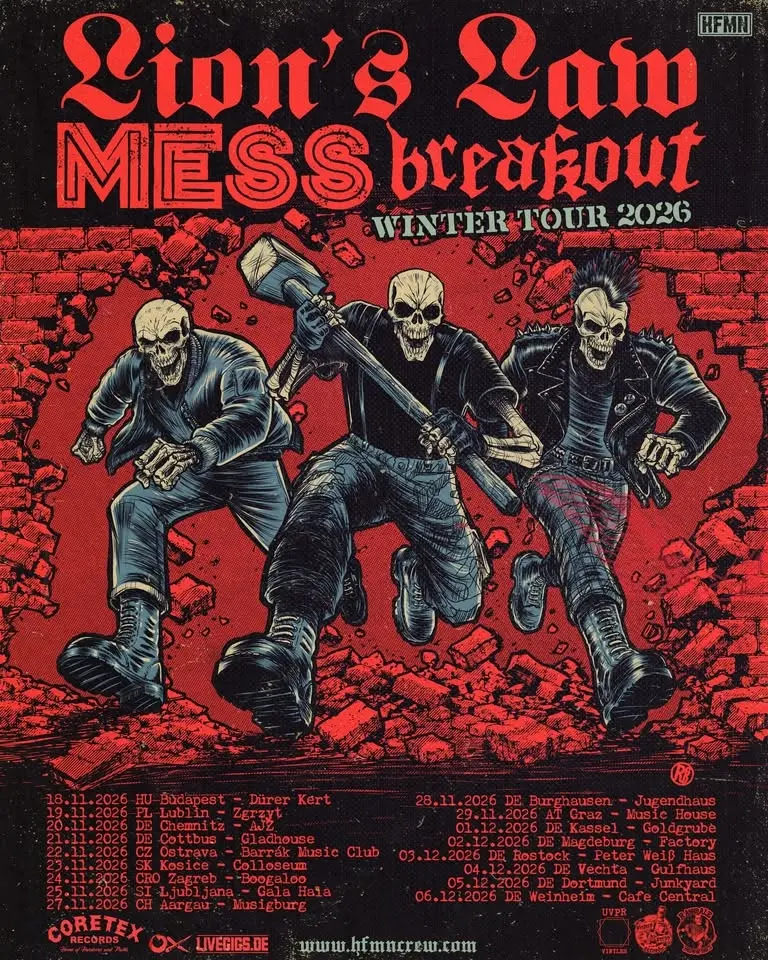 Lion's Law • Mess • Breakout • Café Central Weinheim