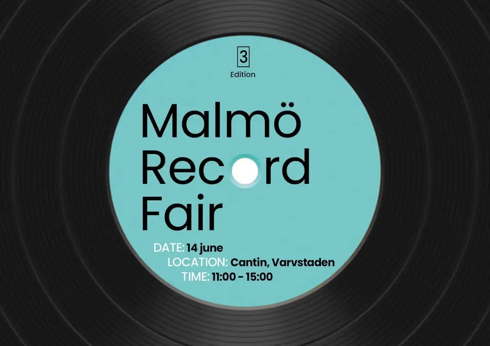 Skivmässa Malmö Record Fair på Cantin