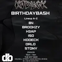 Distorted Bass - Kodeck Birthday Bash