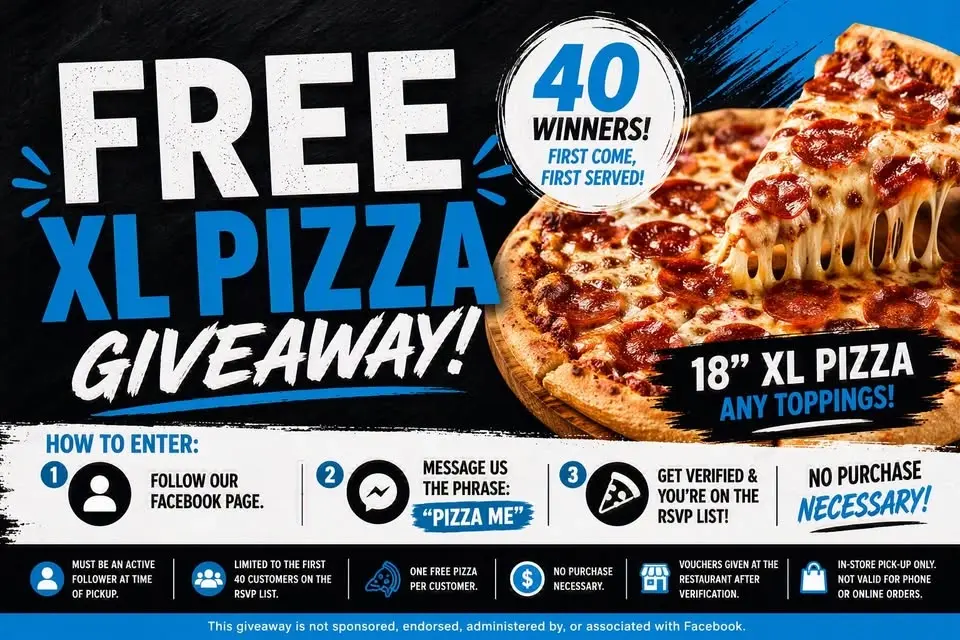 Foodie Tour 🍕 FREE PIZZA GIVEAWAY!