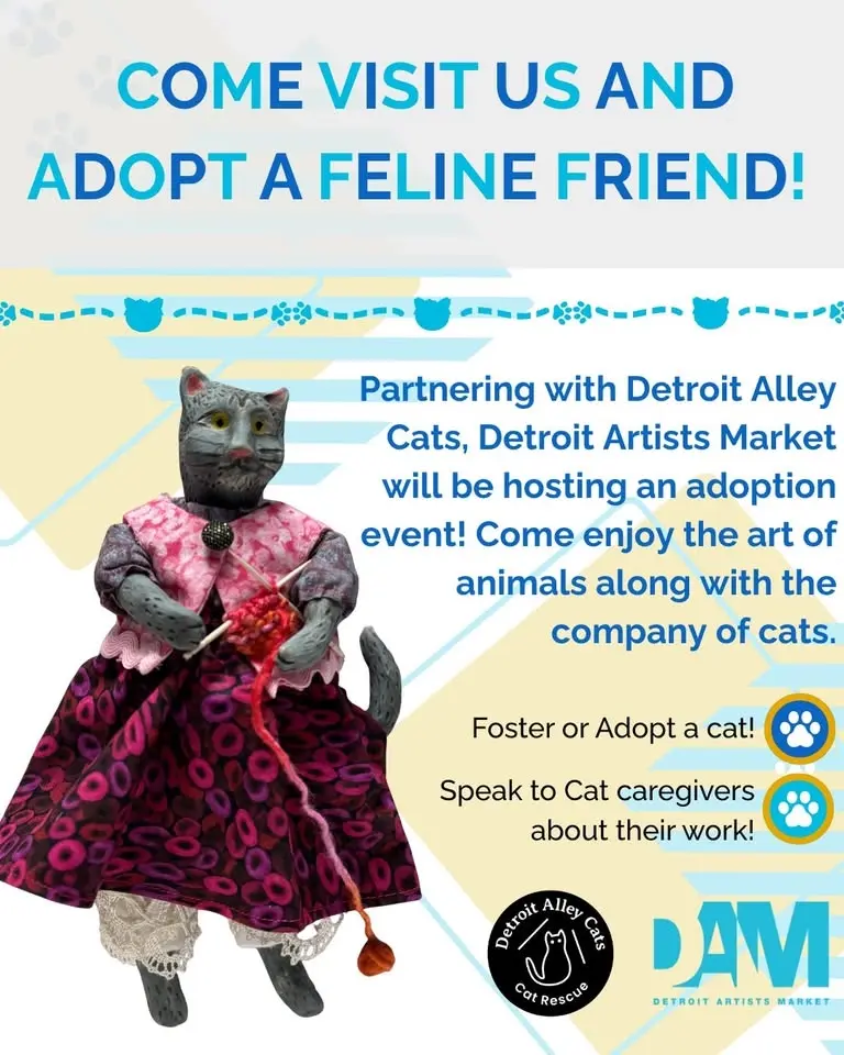 Kitties & Canvases: Adoption Event with Detroit Alley Cats
