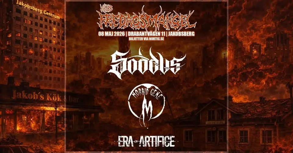 Soddus + Morbid Gene + Era Of Artifice Live @Klubb Fredagsmangel