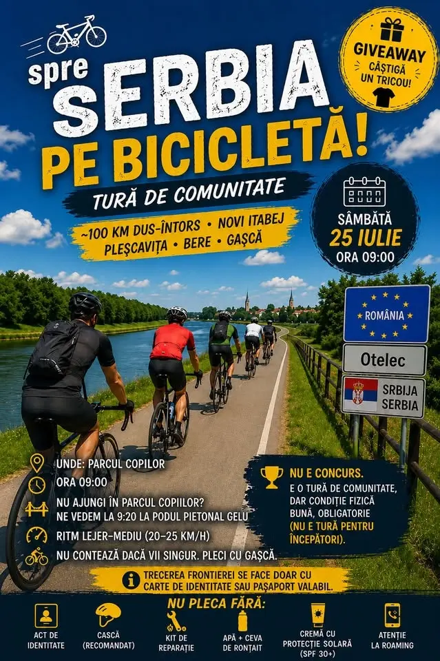 Spre Serbia pe bicicletă!