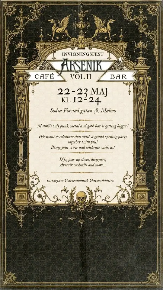 Arsenik Bistro Utökar Invigningsfest