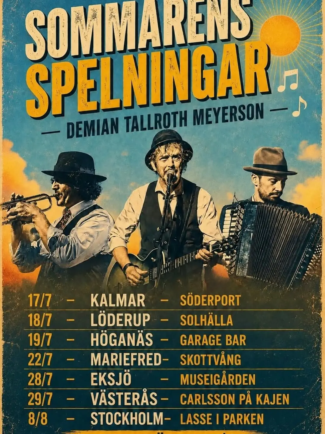 Sommarens Spelningar – Demian Tallroth Meyerson