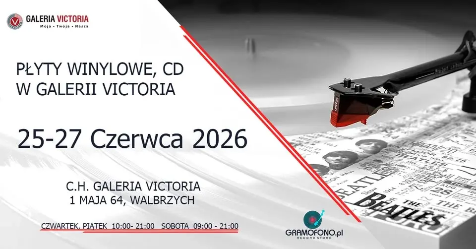 Kiermasz Płyt Winylowych oraz CD -  Galeria VICTORIA WAŁBRZYCH- 3 dni