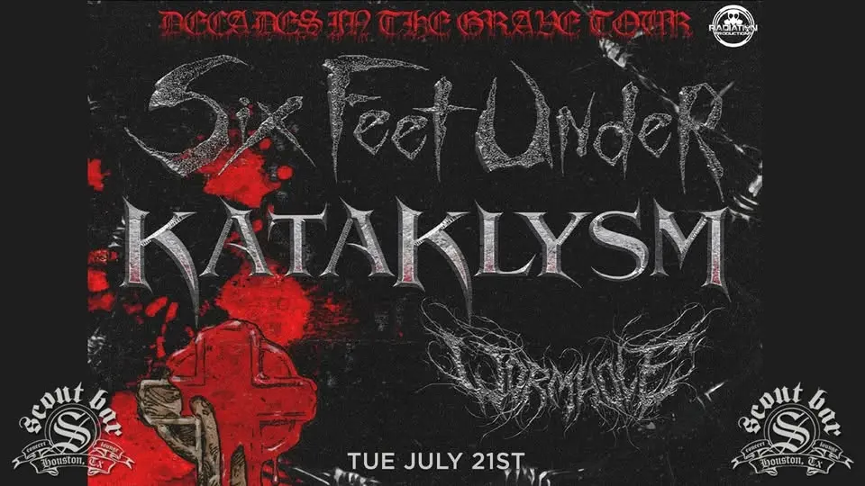 Six Feet Under w/ Kataklysm, & Wormhole