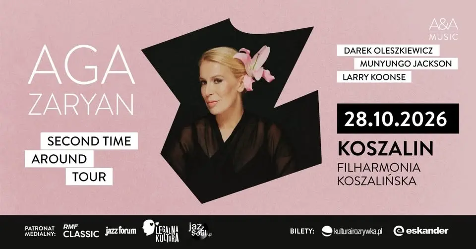 Koszalin · 28.10.2026 · Aga Zaryan · Second Time Around Tour