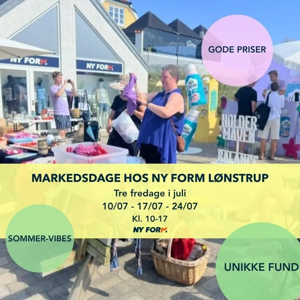 Markedsdage i NY FORM Lønstrup🎉☀️