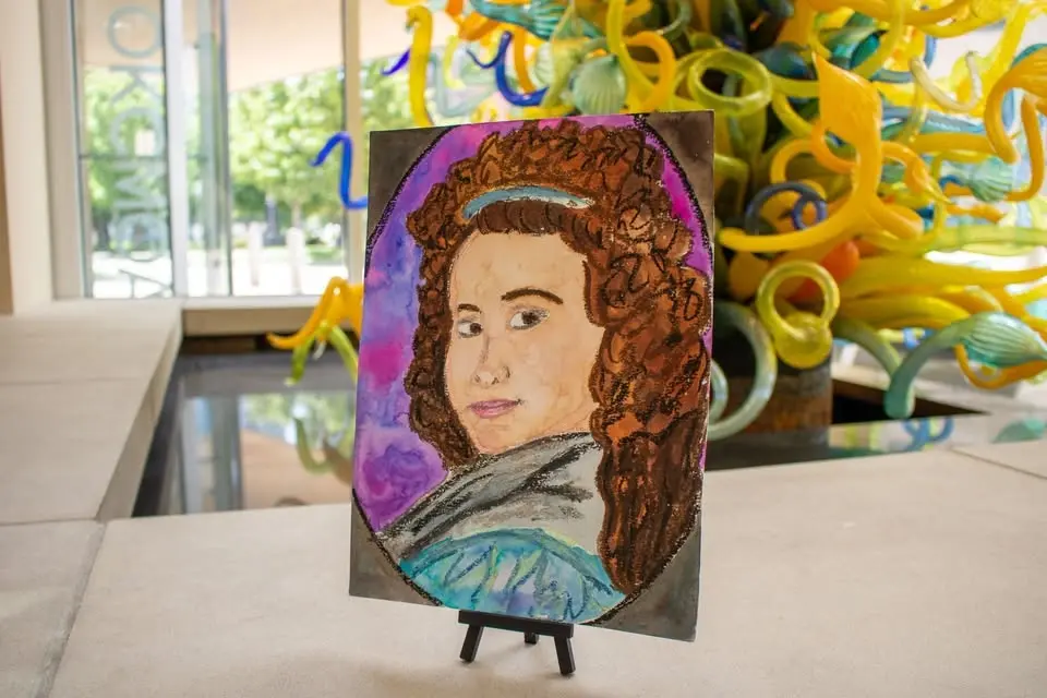 Drop-In Art: Watercolor Resist Portraits