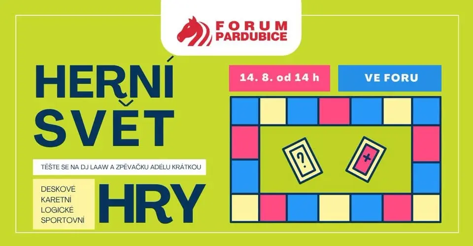 Herní svět ve Forum Pardubice