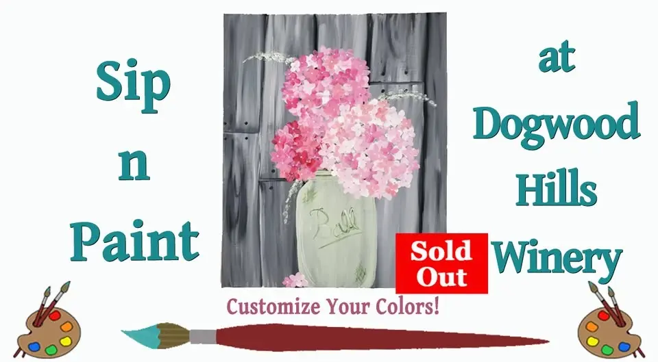 Sip n Paint Party at Dogwood Hills Winery (Tallapoosa)