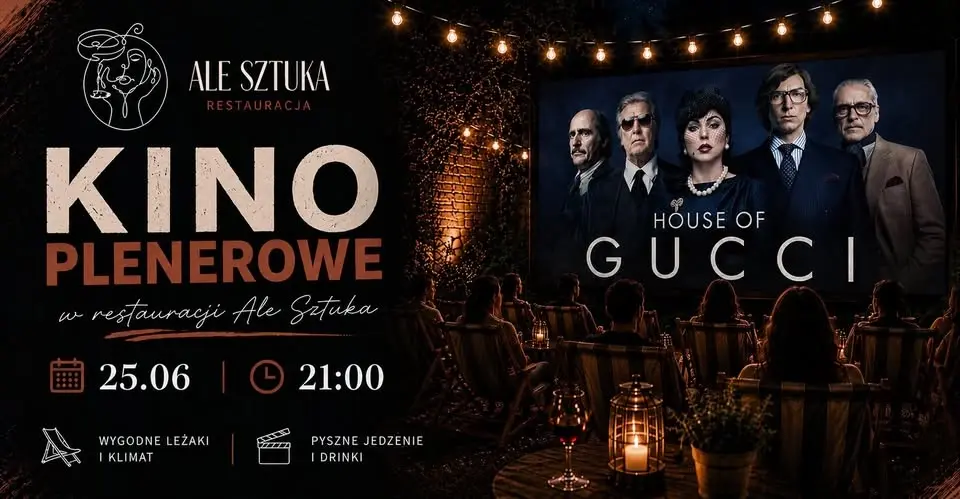 HOUSE OF GUCCI | Kino plenerowe w Ale Sztuka