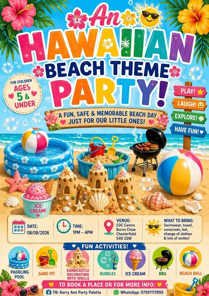 An Hawaiian Beach Theme party